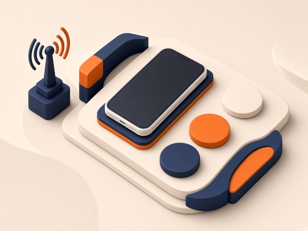 Klarmobil Tarife 2026: D-Netz, 5G, Flex &Amp; Esim 10 Isometrische Szene Mit Smartphone, Sendemast Und Drei Netz-Tokens