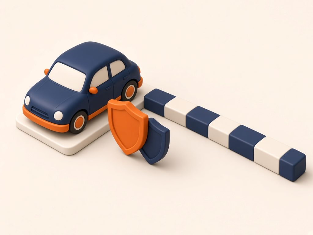 Kfz-Versicherung Wechseln 2026: Stichtag, Frist Und Der Weg Zum Günstigeren Tarif 9 Auto Mit Zeitbalken Und Schilden Zur Lückenlosen Versicherungsübergabe