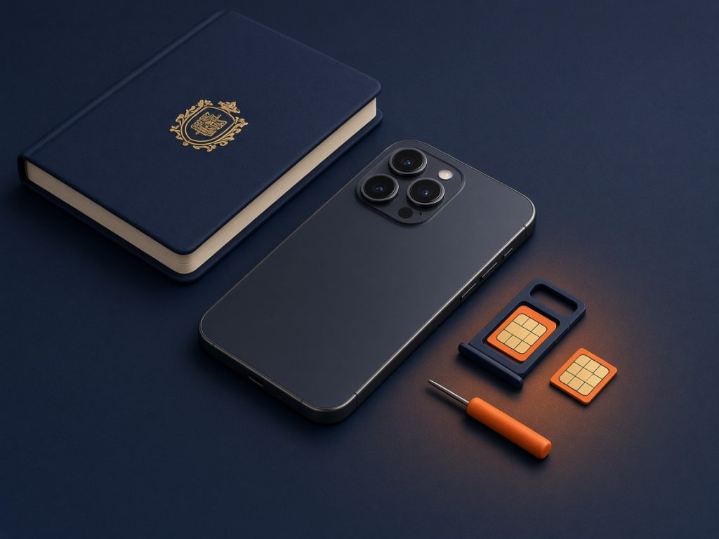 Handyvertrag Trotz Negativer Schufa: Welche Wege Funktionieren 9 Sim-Karte Und Smartphone Auf Einem Schreibtisch Als Symbol Für Sim-Only