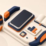 Handytarife Für Studenten 2026: So Finden Sie Den Passenden Tarif 7 Isometrische Szene Mit Smartphone, Sim, Rucksack Und Buch Für Studententarife