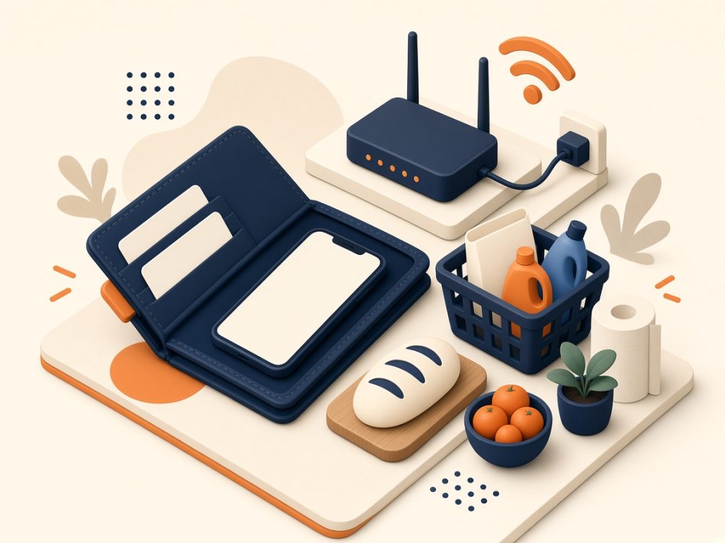 Grundsicherungsgeld 2026: Internet- Und Handykosten Richtig Einplanen 10 Geldbörse Mit Smartphone Und Router Als Teil Des Allgemeinen Lebensunterhalts