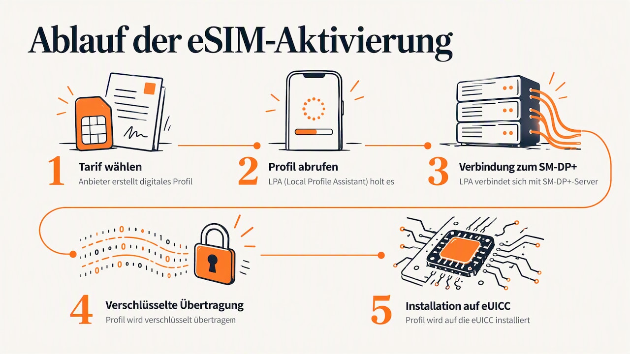 Technische Schritte Zur Aktivierung Der Esim