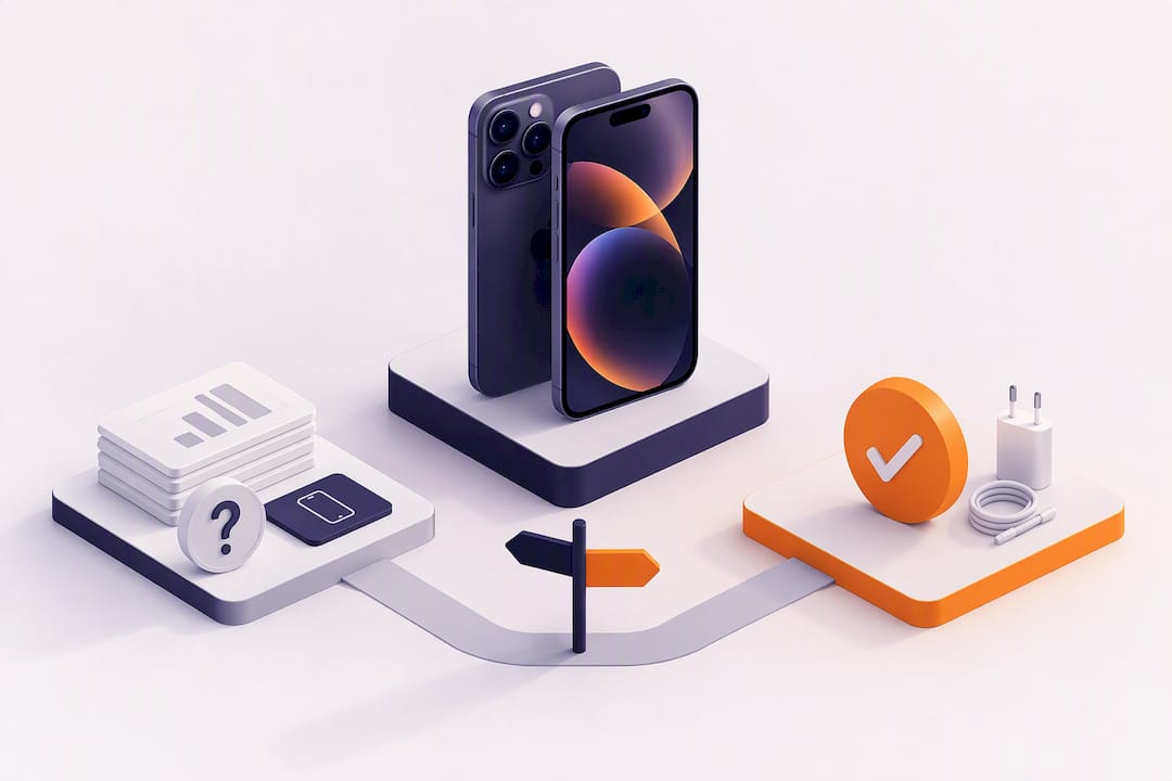 Grafische Darstellung Zur Entscheidung Beim Smartphone-Kauf
